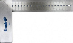 Empire Level - 8" Blade Length, 5-1/8" Base Length Stainless Steel (Blade) & Aluminum Square - Industrial Tool & Supply