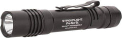 Streamlight - White LED Bulb, 350 Lumens, Industrial/Tactical Flashlight - Black Aluminum Body, 2 Lithium Batteries Included - Industrial Tool & Supply