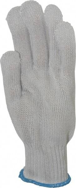 PRO-SAFE - Size L (9), ANSI Cut Lvl A6, Abrasion Lvl 3, Composite of Cut-Resistant Fibers Cut Resistant Gloves - 10" Long, Knit Wrist, White, Ambidextrous - Industrial Tool & Supply