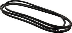 Browning - Section BX, 21/32" Wide, 161" Outside Length, Gripnotch V-Belt - Rubber Compound, Gripnotch, No. BX158 - Industrial Tool & Supply