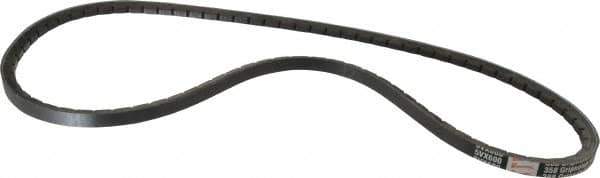 Browning - Section 5VX, 5/8" Wide, 60" Outside Length, Gripnotch V-Belt - Rubber Compound, 358 Gripnotch, No. 5VX600 - Industrial Tool & Supply