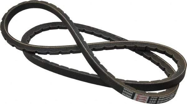 Browning - Section 5VX, 5/8" Wide, 66" Outside Length, Gripnotch V-Belt - Rubber Compound, 358 Gripnotch, No. 5VX660 - Industrial Tool & Supply