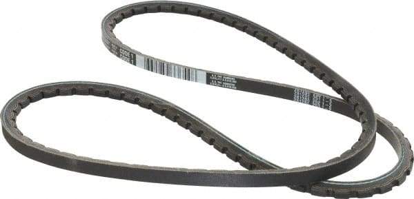 Browning - Section 3VX, 3/8" Wide, 48" Outside Length, Gripnotch V-Belt - Rubber Compound, 358 Gripnotch, No. 3VX475 - Industrial Tool & Supply