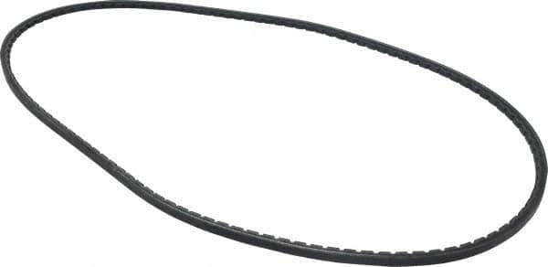 Browning - Section 3VX, 3/8" Wide, 53" Outside Length, Gripnotch V-Belt - Rubber Compound, 358 Gripnotch, No. 3VX530 - Industrial Tool & Supply