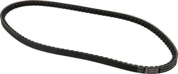 Browning - Section AX, 1/2" Wide, 36" Outside Length, Gripnotch V-Belt - Rubber Compound, Gripnotch, No. AX34 - Industrial Tool & Supply