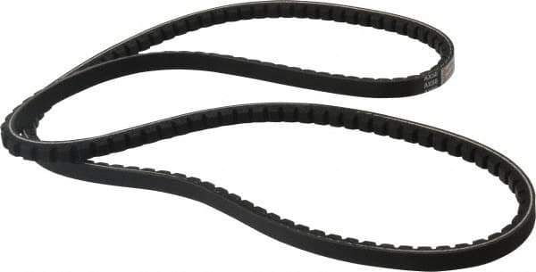 Browning - Section AX, 1/2" Wide, 58" Outside Length, Gripnotch V-Belt - Rubber Compound, Gripnotch, No. AX56 - Industrial Tool & Supply