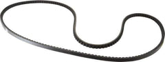 Browning - Section AX, 1/2" Wide, 70" Outside Length, Gripnotch V-Belt - Rubber Compound, Gripnotch, No. AX68 - Industrial Tool & Supply