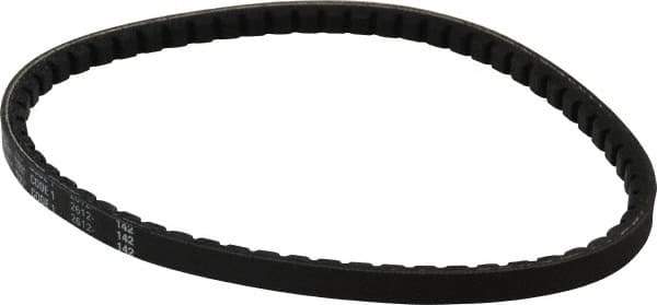 Browning - Section AX, 1/2" Wide, 25" Outside Length, Gripnotch V-Belt - Rubber Compound, Gripnotch, No. AX23 - Industrial Tool & Supply