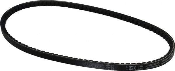 Browning - Section AX, 1/2" Wide, 34" Outside Length, Gripnotch V-Belt - Rubber Compound, Gripnotch, No. AX32 - Industrial Tool & Supply