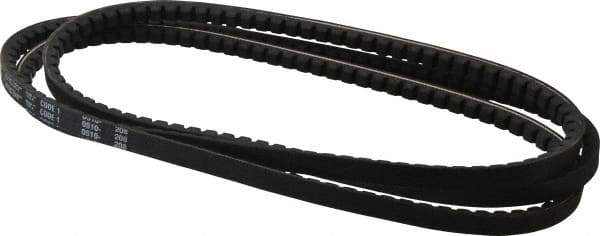 Browning - Section AX, 1/2" Wide, 94" Outside Length, Gripnotch V-Belt - Rubber Compound, Gripnotch, No. AX92 - Industrial Tool & Supply