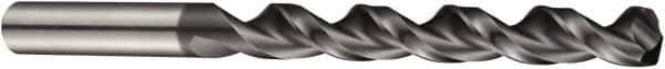 DORMER - 2.7mm 130° Cobalt Jobber Drill - AlCrN Finish, Right Hand Cut, Parabolic Flute, Straight Shank, 61mm OAL, PFX Point - Industrial Tool & Supply