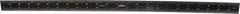 SPI - 24" Long, 1/64, 1/32, 1/16, 1/8" Graduation, Rigid Steel Rule - 4R Graduation Style, 1-1/8" Wide, Black, Black Chrome Finish - Industrial Tool & Supply
