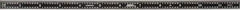 SPI - 12" Long, 1/100, 1/64, 1/32, 1/10" Graduation, Flexible Steel Rule - 5R Graduation Style, 1/2" Wide, Black, Black Chrome Finish - Industrial Tool & Supply