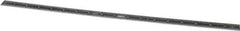 SPI - 18" Long, 1/64, 1/50, 1/32, 1/10" Graduation, Flexible Steel Rule - 3R Graduation Style, 3/4" Wide, Black, Black Chrome Finish - Industrial Tool & Supply