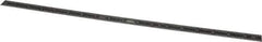 SPI - 18" Long, 1/100, 1/64, 1/50, 1/32" Graduation, Flexible Steel Rule - 16R Graduation Style, 3/4" Wide, Black, Black Chrome Finish - Industrial Tool & Supply