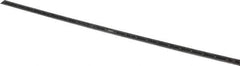 SPI - 24" Long, 1/64, 1/32, 1/16, 1/8" Graduation, Flexible Steel Rule - 4R Graduation Style, 3/4" Wide, Black, Black Chrome Finish - Industrial Tool & Supply