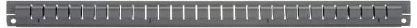 Vidmar - Tool Box Steel Drawer Divider - 2-5/8" Wide x 25-1/2" Deep x 7" High, Gray, For Vidmar Cabinets - Industrial Tool & Supply