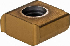 Kennametal - LNEU1255 Grade KC725M Carbide Milling Insert - TiN/TiCN/TiN Finish, 0.2165" Thick, 3.2mm Corner Radius - Industrial Tool & Supply