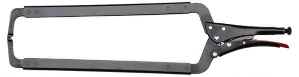 Proto - 24-3/8" OAL C-Clamp Locking Pliers - 15/32" Jaw Width, 16-9/64" Jaw Depth, 15-47/64" Jaw Opening, Standard Handle - Industrial Tool & Supply