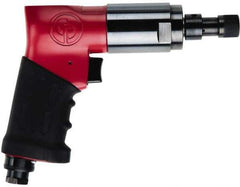 Chicago Pneumatic - 1/4" Bit Holder, 900 RPM, Pistol Grip Handle Air Screwdriver - 230 In/Lb Torque, 1/4 NPT Inlet, 2.5 CFM - Industrial Tool & Supply