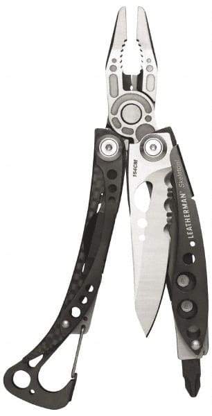 Leatherman - 7 Piece, Multi-Tool Set - 6-1/4" OAL, 4" Closed Length - Industrial Tool & Supply