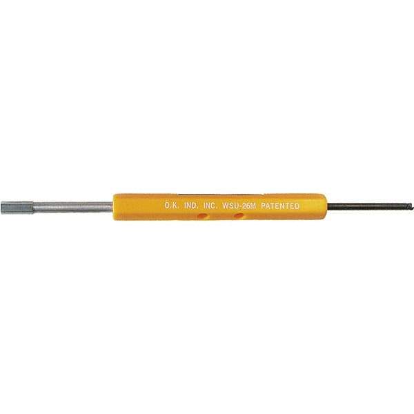 OK Industries - 26 AWG, Plastic, Hand Turning Wire Wrapping and Unwrapping Tool - Noninsulated, 1-1/2 Inch Deep - Industrial Tool & Supply