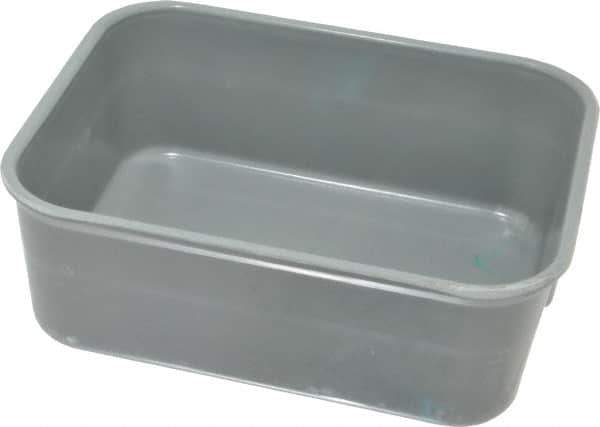 LEWISBins+ - 300 Lb Load Capacity Gray Fiberglass Tote Container - Stacking, Nesting, 6.3" Long x 4.9" Wide x 2.1" High - Industrial Tool & Supply