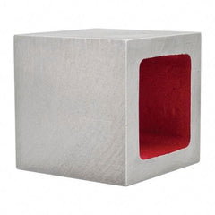 Suburban Tool - 5/8" Thick x 4" Wide x 4" High x 4" Deep, Machined Box Parallel - Cast Iron, Square & Parallel within 0.002" per 6", +/-0.0150" Tolerance - Industrial Tool & Supply