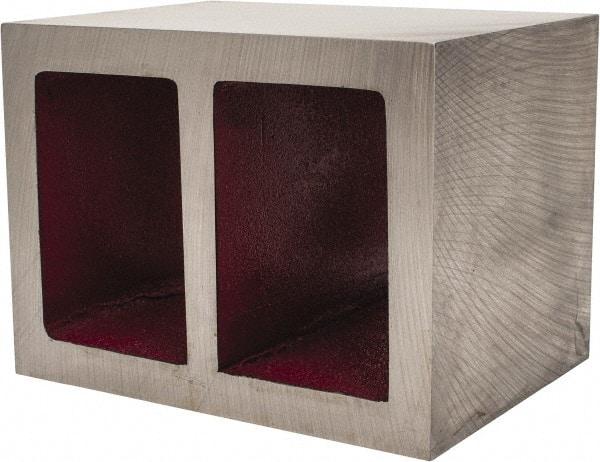 Suburban Tool - 1 Web, 3/4" Thick x 6" Wide x 8" High x 6" Deep, Machined Box Parallel - Cast Iron, Square & Parallel within 0.002" per 6", +/-0.0150" Tolerance - Industrial Tool & Supply