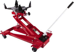Sunex Tools - 3,000 Lb Capacity Transmission Jack - 8.62 to 36.62" High, 43-1/2" Chassis Length - Industrial Tool & Supply