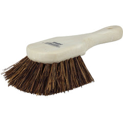 8″ Utility Scrub Brush, Palmyra Fill, Short Handle, Foam, Block - Industrial Tool & Supply