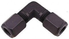 Parker - Metal Flareless Bite Tube Union Elbow - 5/16 NPTF - Industrial Tool & Supply
