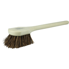 20″ Utility Scrub Brush, Palmyra Fill, Long Handle, Foam Block - Industrial Tool & Supply