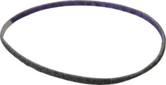 3M - 1/4" Wide x 18" OAL, Aluminum Oxide Abrasive Belt - Aluminum Oxide, Fine, Nonwoven, Series DF-BL - Industrial Tool & Supply