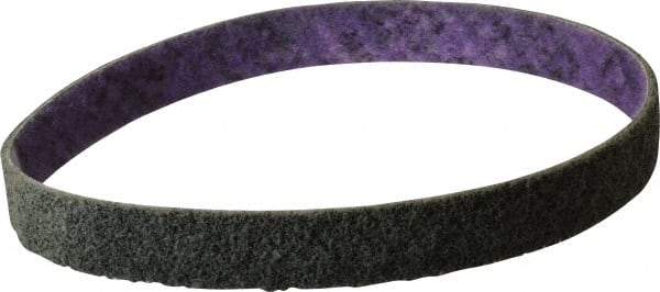 3M - 3/4" Wide x 18" OAL, Aluminum Oxide Abrasive Belt - Aluminum Oxide, Fine, Nonwoven, Series DF-BL - Industrial Tool & Supply