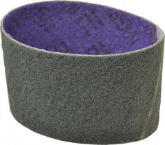 3M - 3-1/2" Wide x 15-1/2" OAL, Aluminum Oxide Abrasive Belt - Aluminum Oxide, Fine, Nonwoven, Series DF-BL - Industrial Tool & Supply