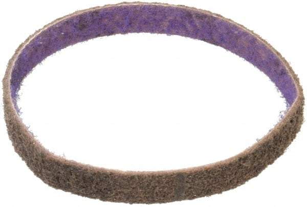 3M - 1/2" Wide x 12" OAL, Aluminum Oxide Abrasive Belt - Aluminum Oxide, Coarse, Nonwoven, Series DF-BL - Industrial Tool & Supply