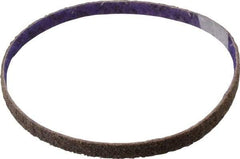 3M - 1/2" Wide x 24" OAL, Aluminum Oxide Abrasive Belt - Aluminum Oxide, Coarse, Nonwoven, Series DF-BL - Industrial Tool & Supply