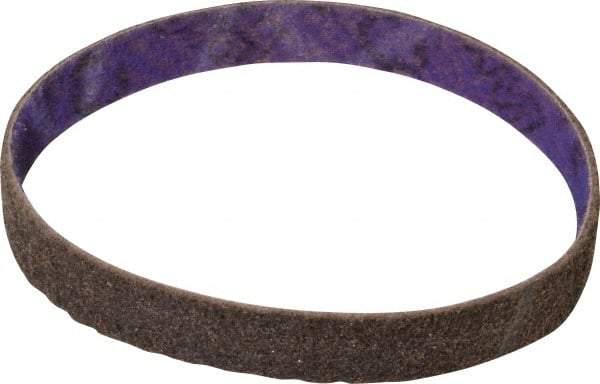 3M - 3/4" Wide x 18" OAL, Aluminum Oxide Abrasive Belt - Aluminum Oxide, Coarse, Nonwoven, Series DF-BL - Industrial Tool & Supply