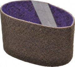 3M - 3-1/2" Wide x 15-1/2" OAL, Aluminum Oxide Abrasive Belt - Aluminum Oxide, Coarse, Nonwoven, Series DF-BL - Industrial Tool & Supply