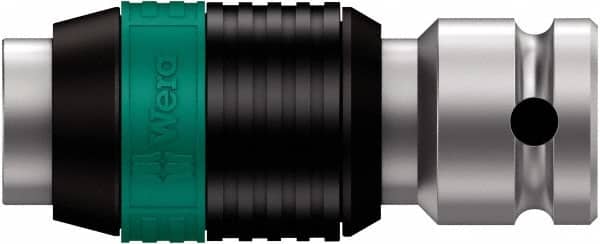 Wera - 1/4" Drive, 1/4" Insert, Hex Drive Bit Adapter - Industrial Tool & Supply