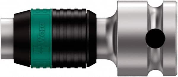 Wera - 3/8" Drive, 1/4" Insert, Hex Drive Bit Adapter - Industrial Tool & Supply