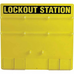 Brady - Empty Acrylic Padlock Station - Industrial Tool & Supply
