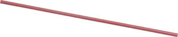 Value Collection - Round, Synthetic Ruby, Midget Finishing Stick - 50mm Long x 1mm Wide, Fine Grade - Industrial Tool & Supply