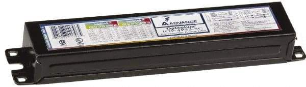 Philips Advance - 3 or 4 Lamp, 120-277 Volt, 0.28 to 0.34 Amp, 0 to 39, 40 to 79 Watt, Instant Start, Electronic, Nondimmable Fluorescent Ballast - 0.77, 0.85 Ballast Factor, T8 Lamp - Industrial Tool & Supply