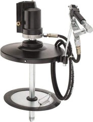 PRO-LUBE - Grease Lubrication 1 Lb/min Flow Steel Air-Operated Pump - For 25 to 50 Lb & 5 Gal Container - Industrial Tool & Supply