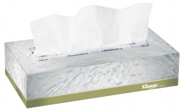 Kleenex - Flat Box of White Facial Tissues - 2 Ply - Industrial Tool & Supply