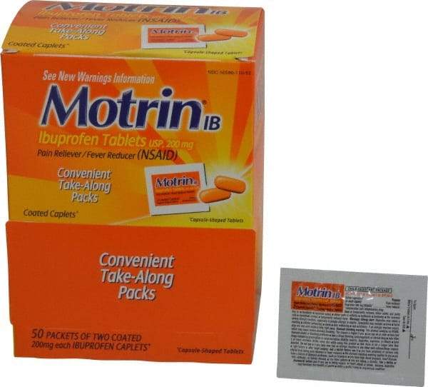 Johnson & Johnson - Motrin IB Tablets - Headache & Pain Relief - Industrial Tool & Supply