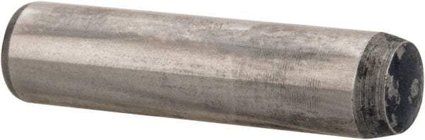 Metric Blue - 6mm Diam x 25mm Pin Length Alloy Steel Pull Out Dowel Pin - 1 Beveled & 1 Threaded End - Industrial Tool & Supply