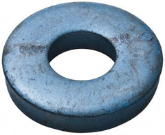 Metric Blue - M12 Screw, Alloy Steel Standard Flat Washer - 14.22mm ID x 26.37mm OD, 3.71mm Thick - Industrial Tool & Supply
